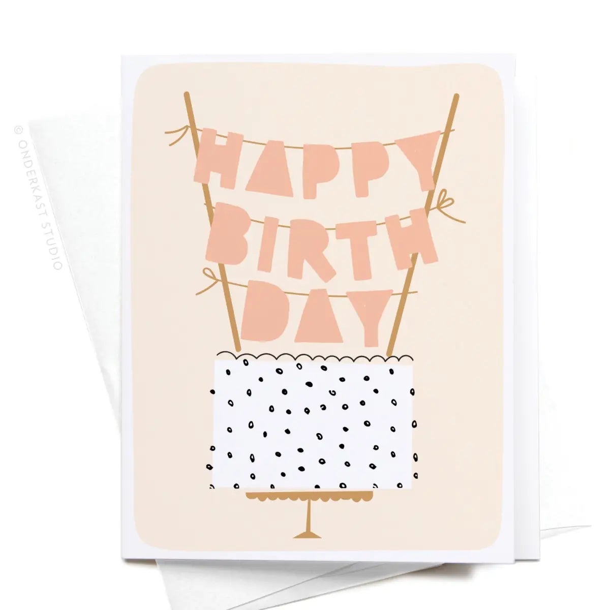 Happy Birthday Cake Topper Birthday Card