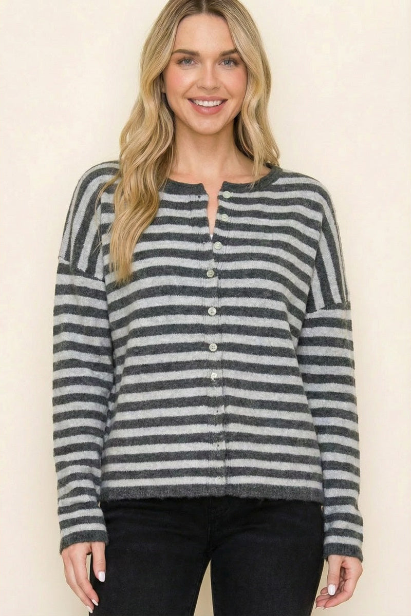 The Bedford Stripe Cardigan