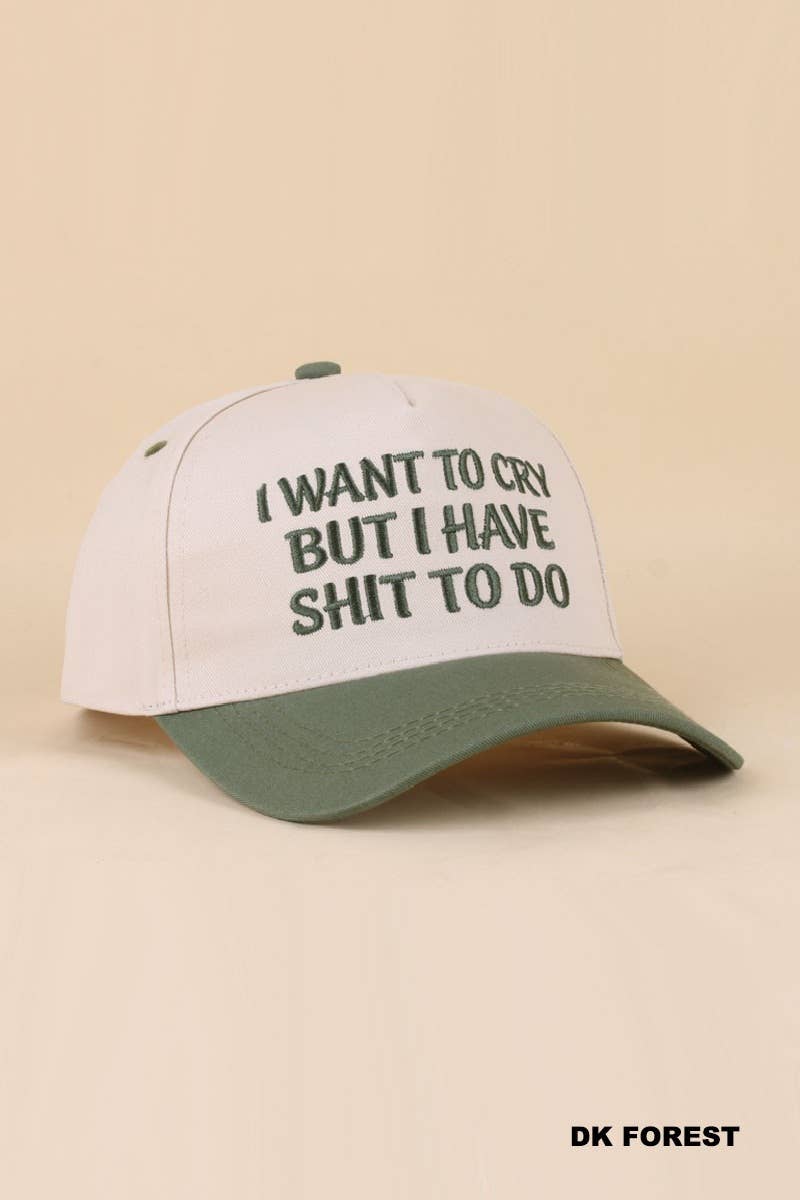 I Want To Die But… Snapback
