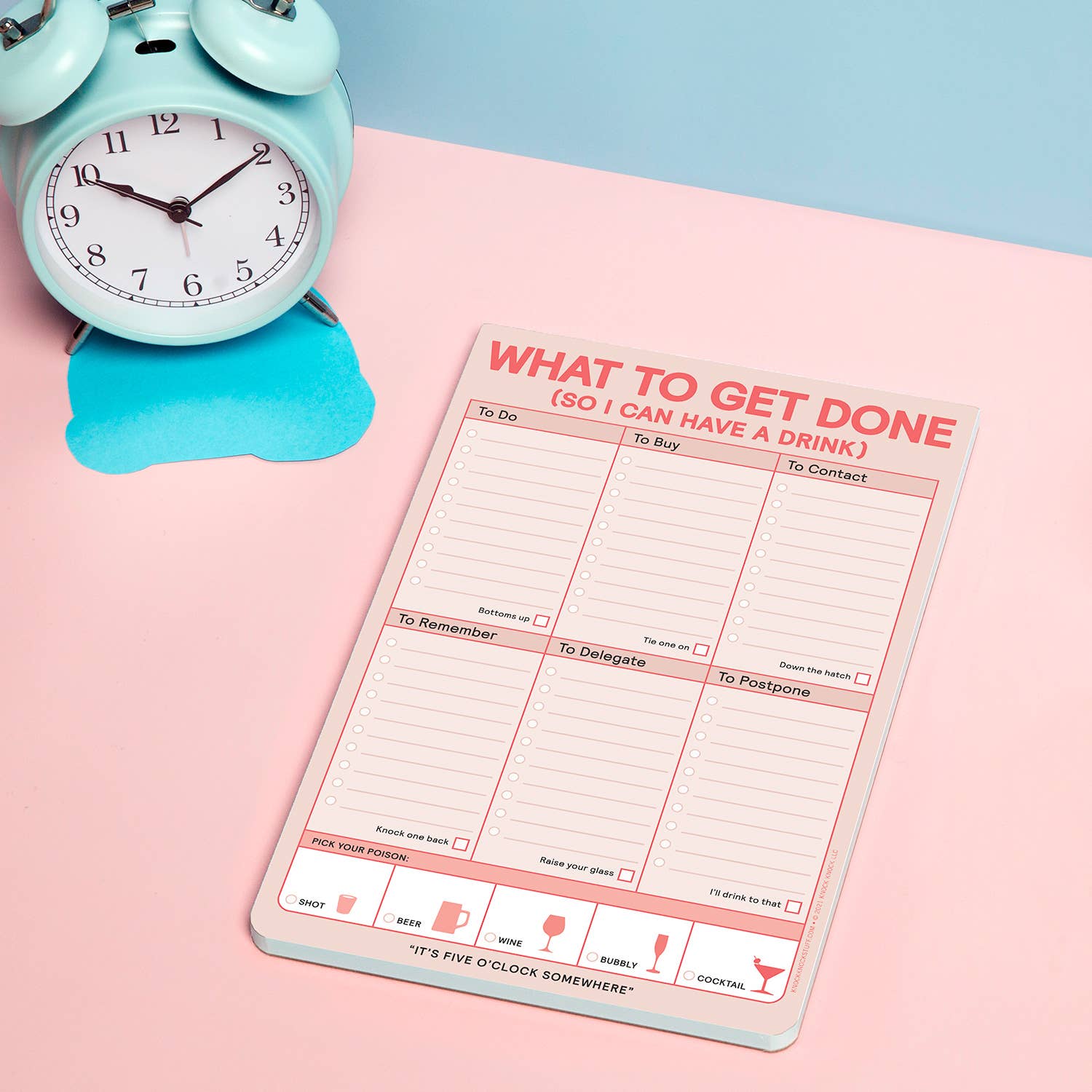 What to Get Done So I Can Have a Drink Notepad