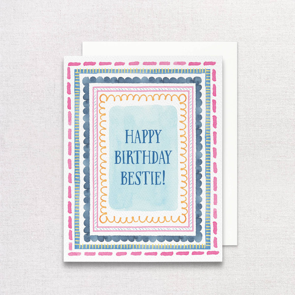 Happy Birthday Bestie Birthday Card