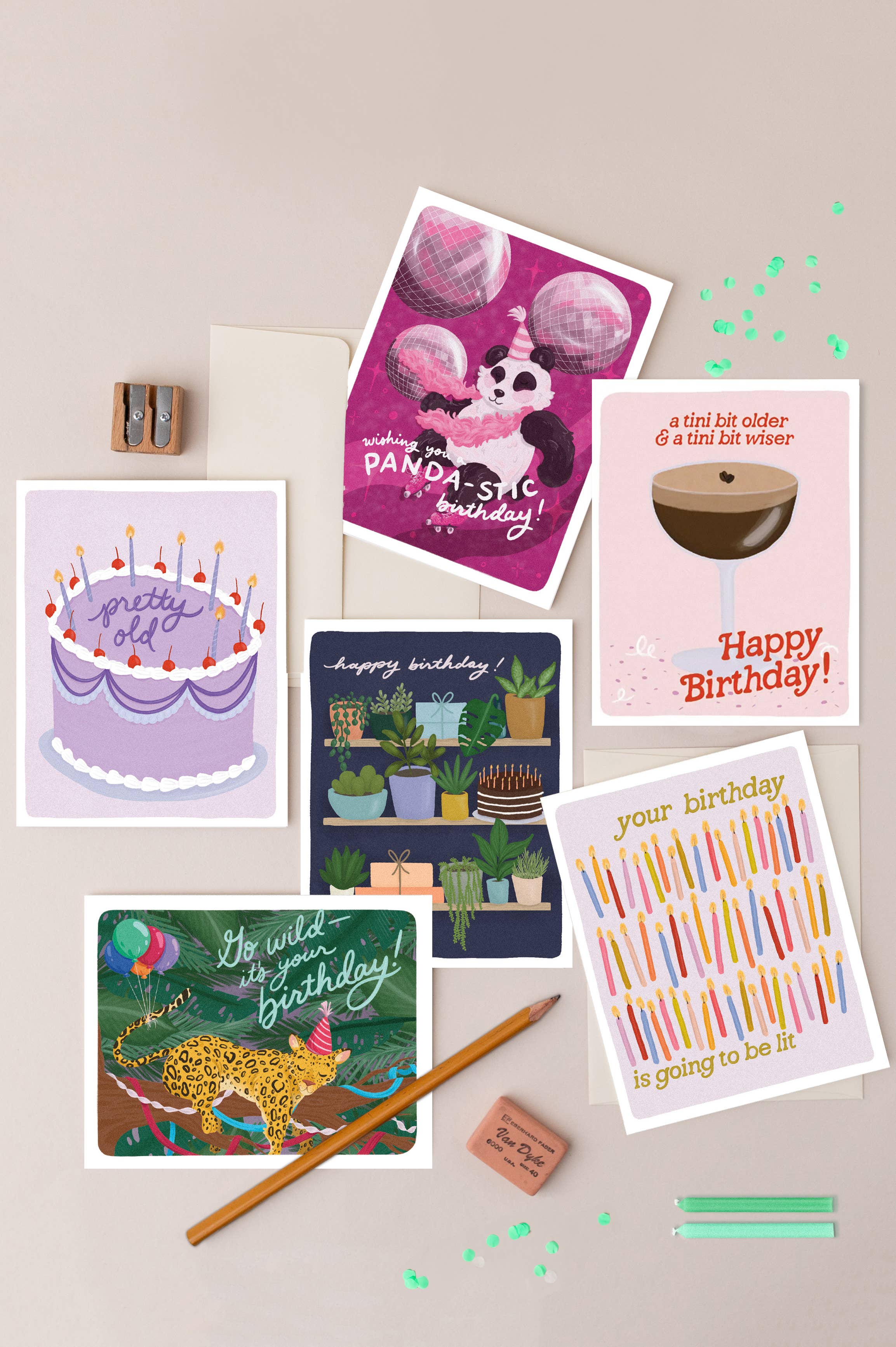 Espresso Tini Bit Older  Birthday Card