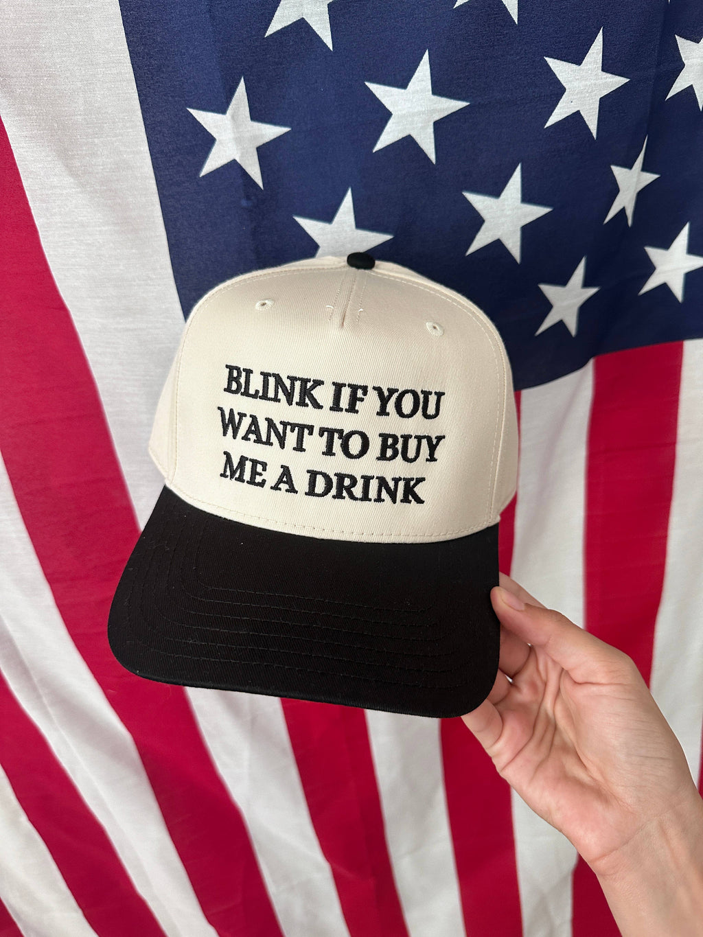  Blink If You Want To Buy Me A Drink Snapback