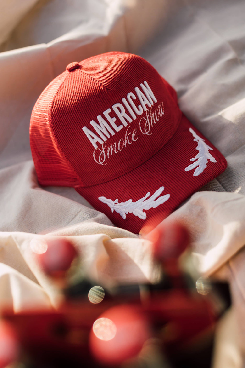American Smoke Show Corduroy Trucker Hat