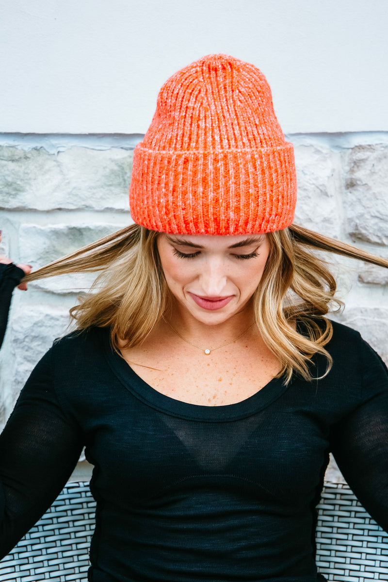 Free People Harbor Marled Ribbed Beanie