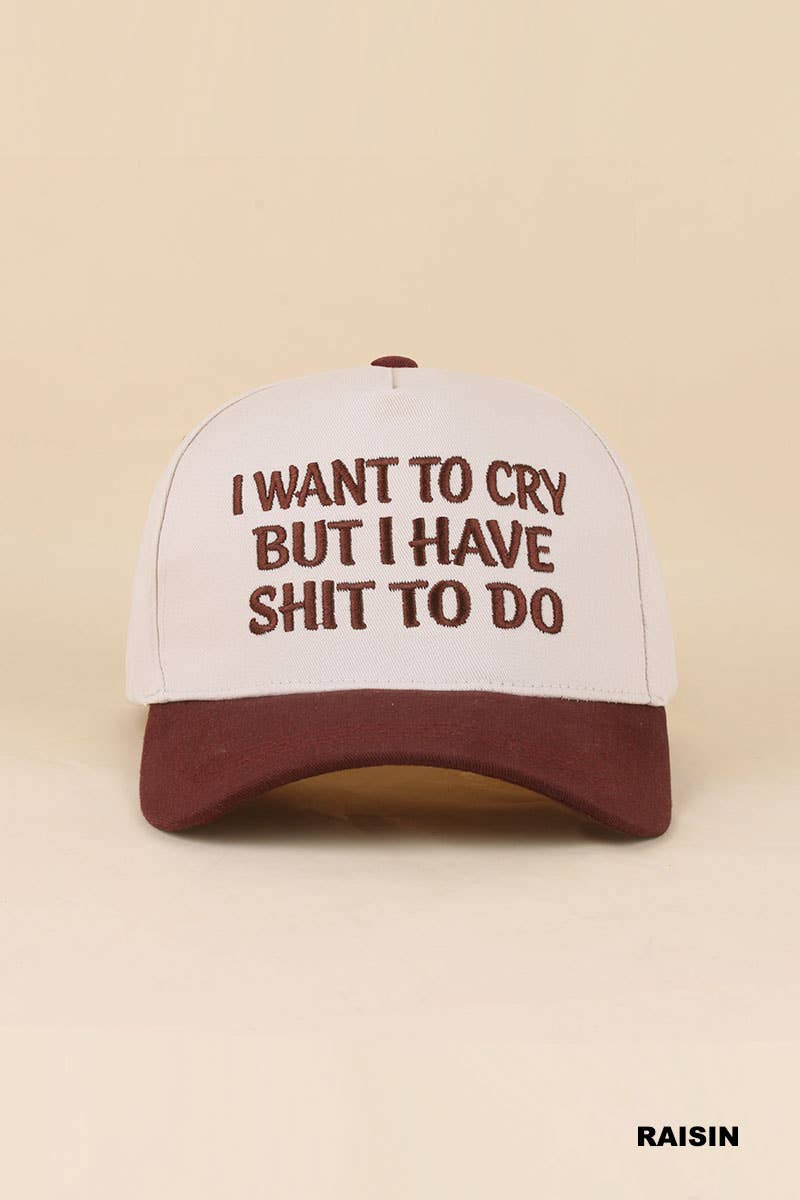 I Want To Die But… Snapback
