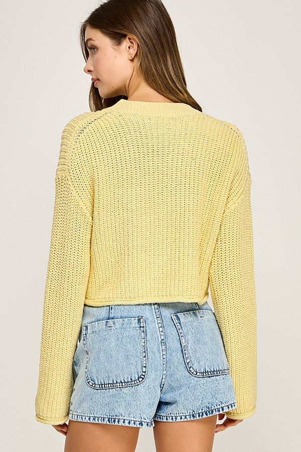 Château Waffle Knit Sweater