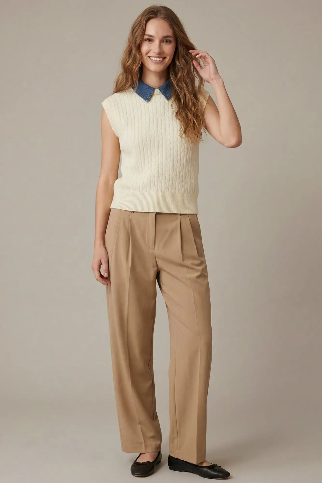 The Prescott Layered Sweater Top