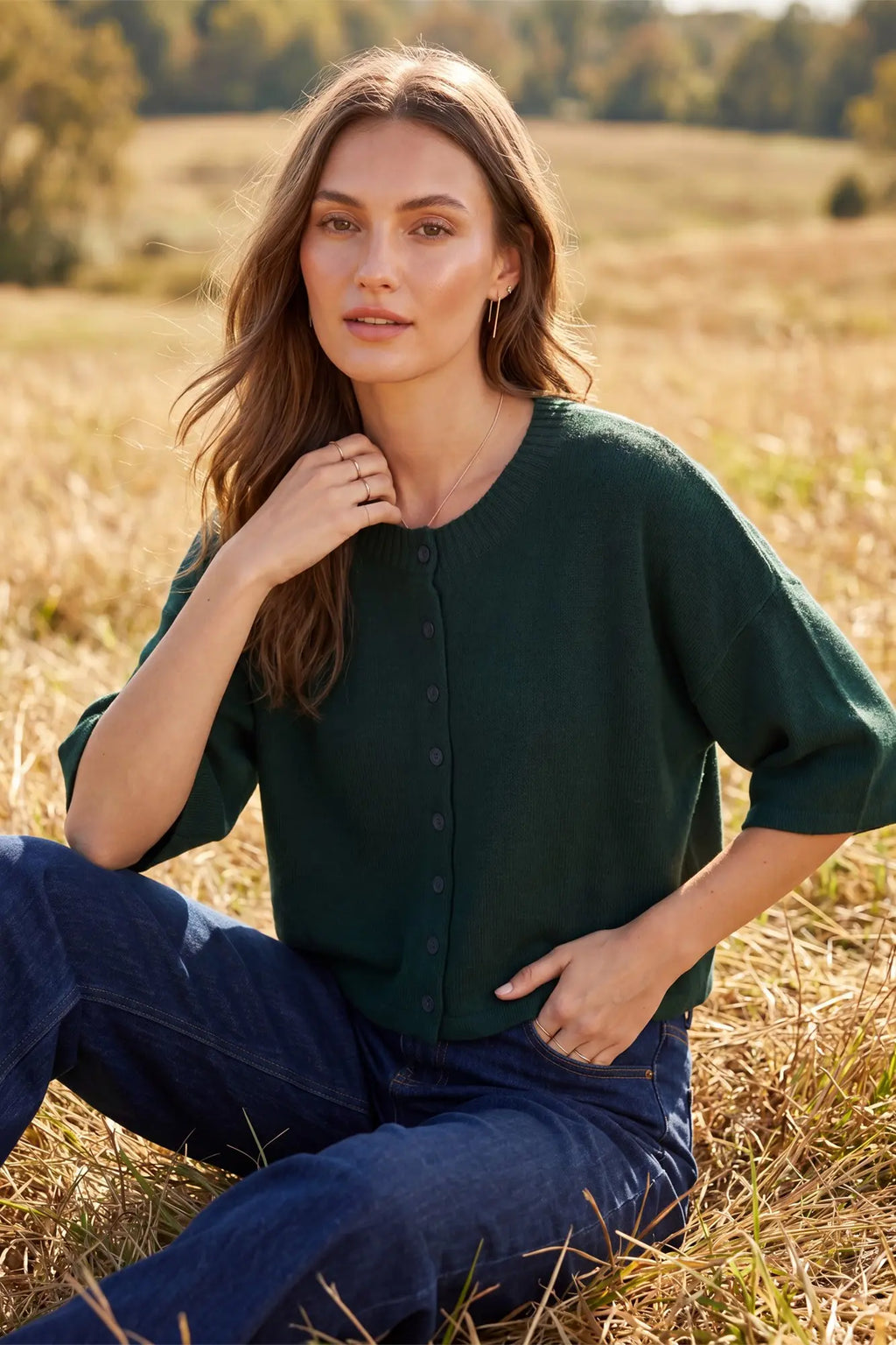 The Easton Short Sleeve Cardigan