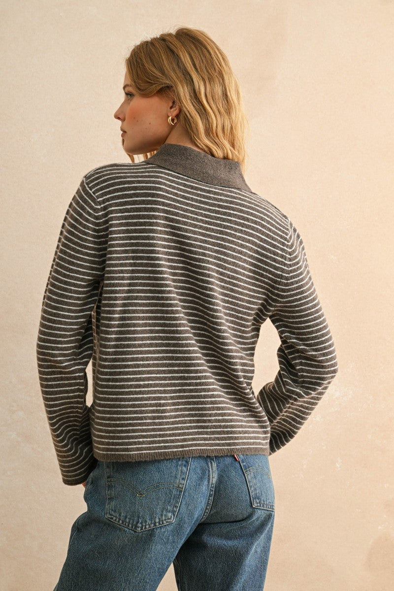 The Guilford Stripe Knitted Top