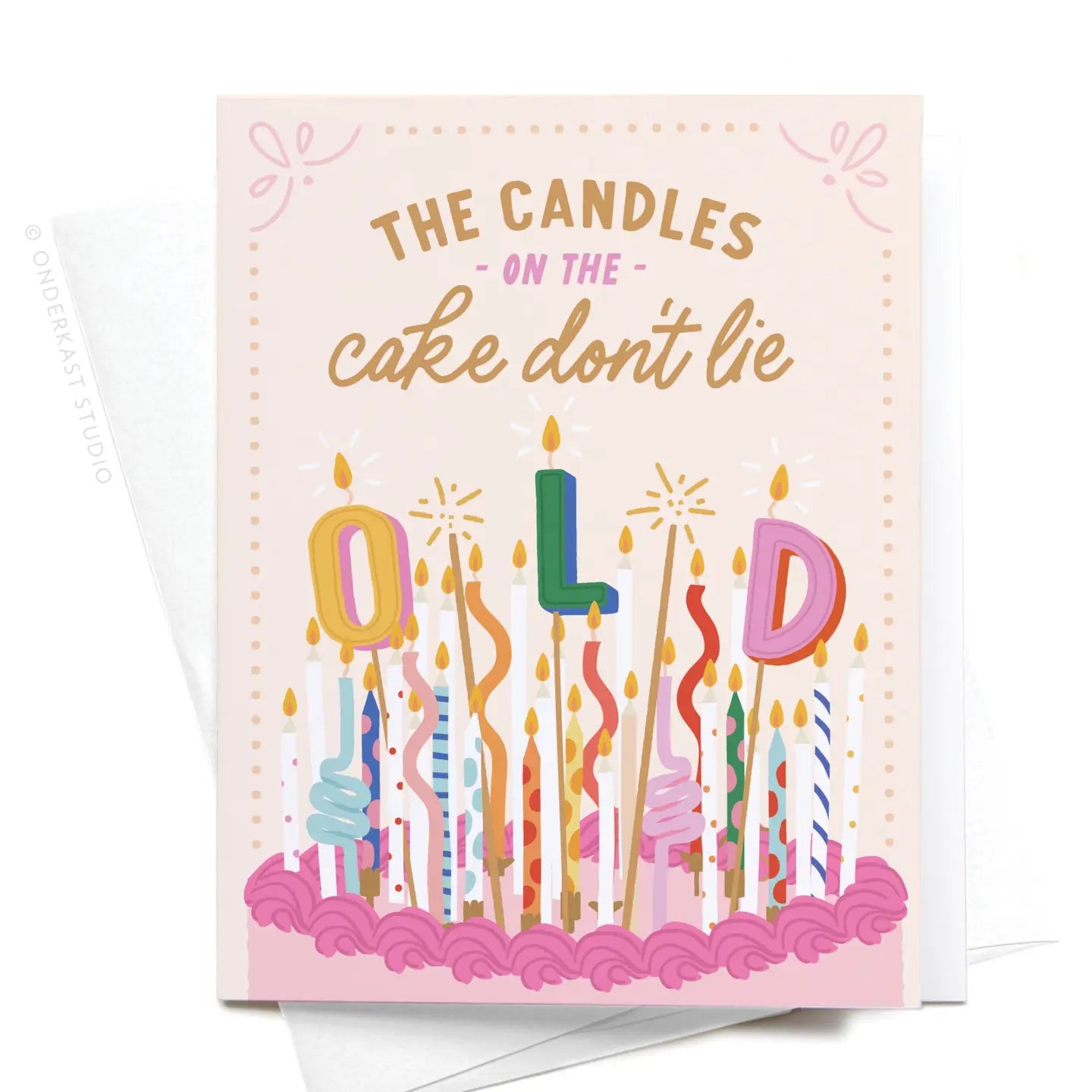 The Candles On the Cake Don’t Lie Birthday Card