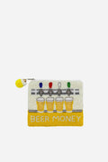 Beer Money Beaded Coin Pouch