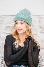 Free People Harbor Marled Ribbed Beanie
