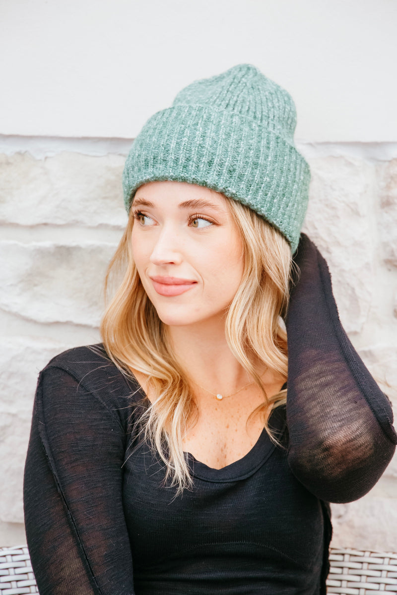 Free People Harbor Marled Ribbed Beanie