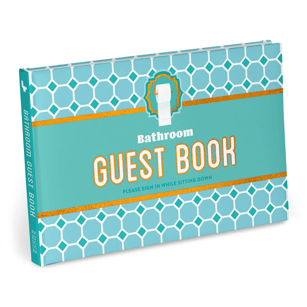 Knock Knock Bathroom Guestbook