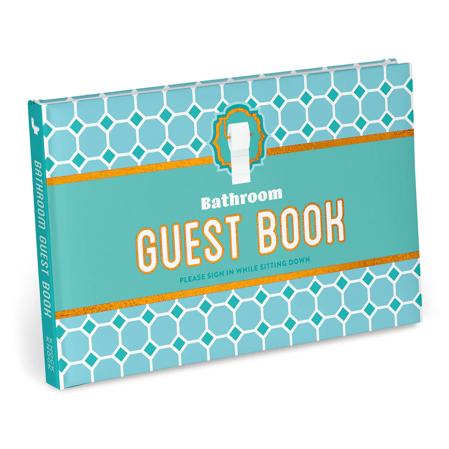 Knock Knock Bathroom Guestbook