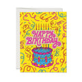 Cake and Confetti Birthday Card