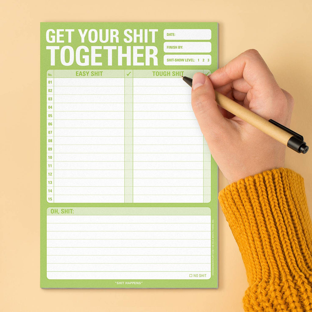 Get Your Shit Together Notepads