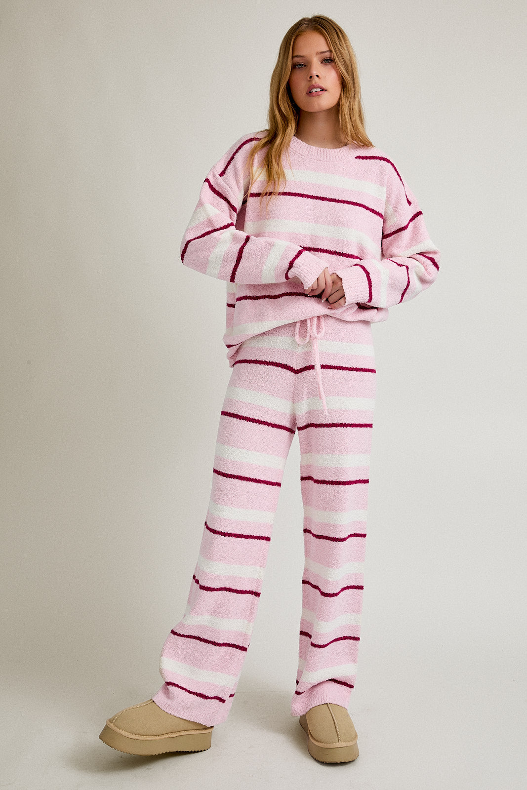 The Linear Knit Co-Ord Set