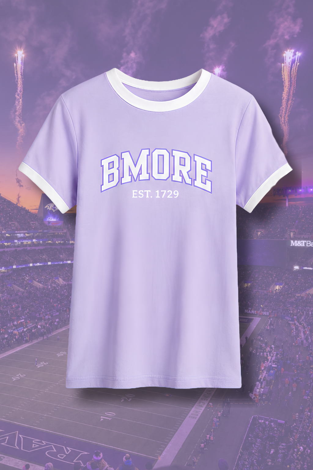 BMORE Varsity Ringer Tee Preorder