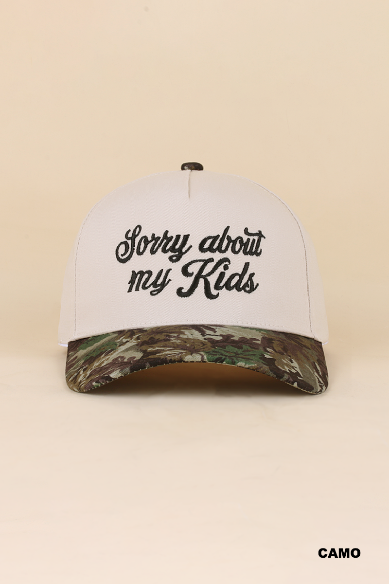Sorry About My Kids Snapback