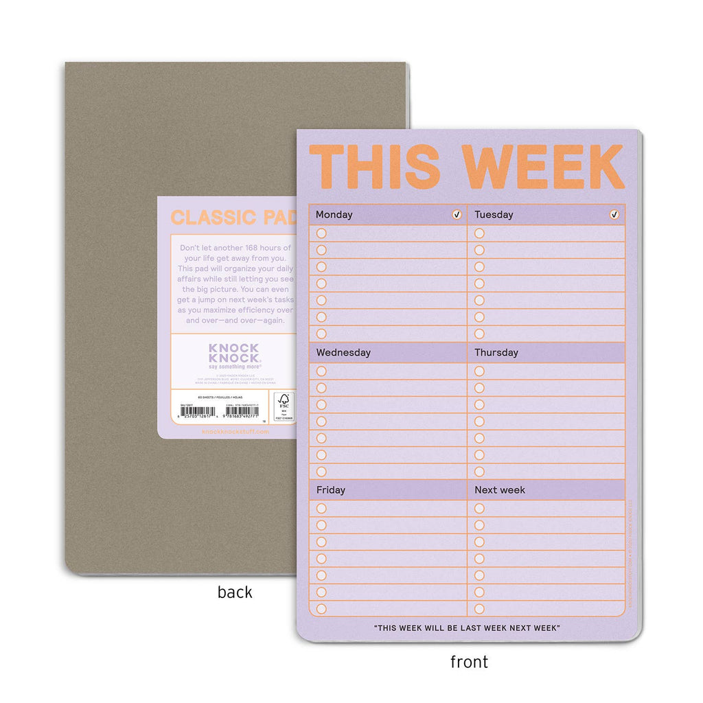 This Week Notepad