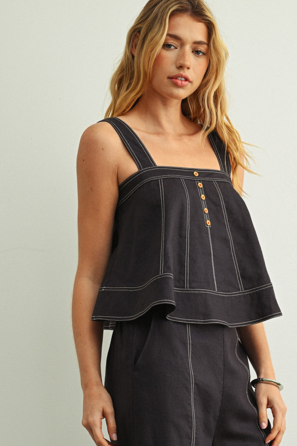 The Drift Linen Tank Top