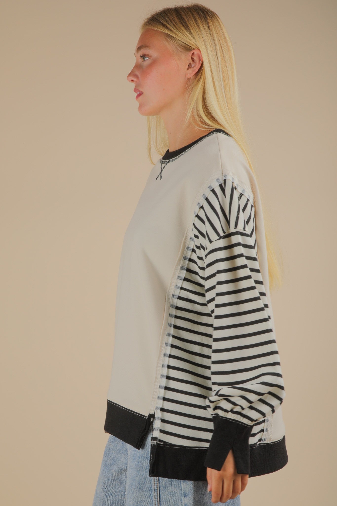 Borrowed Stripes Pullover
