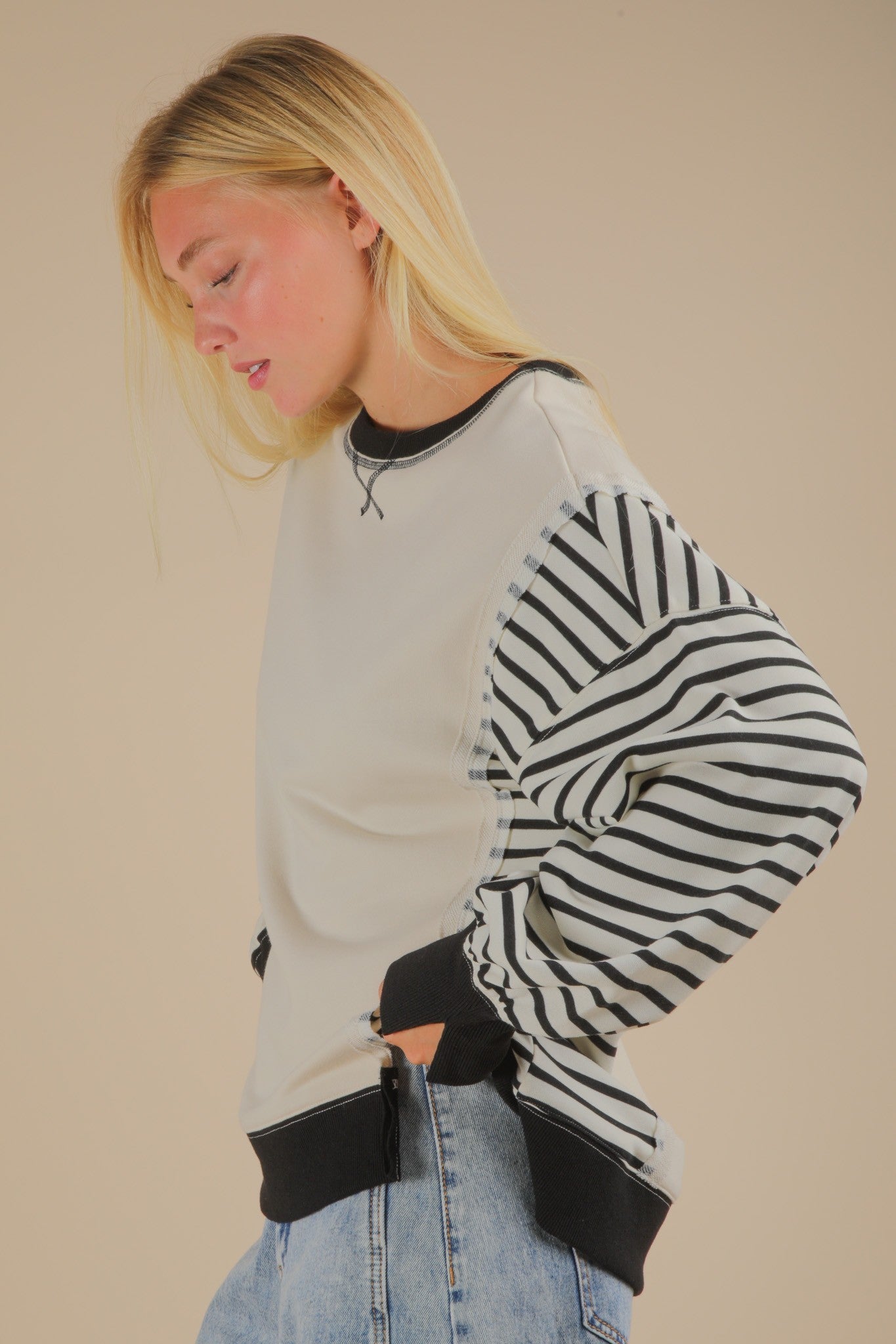 Borrowed Stripes Pullover