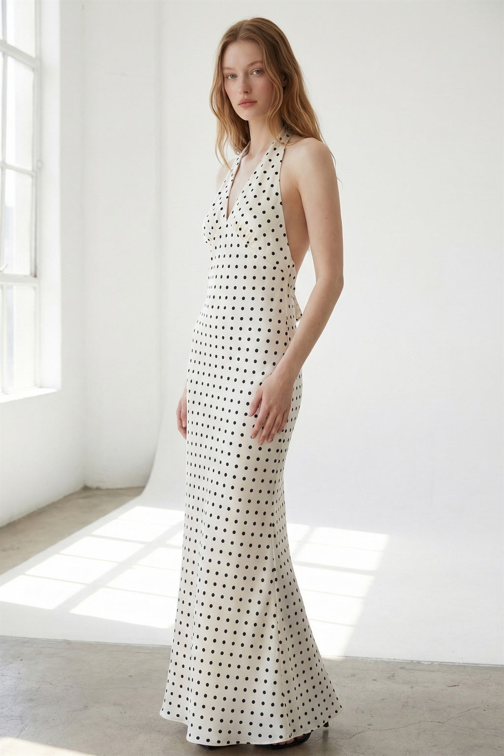 The Valencia Satin Midi Dress