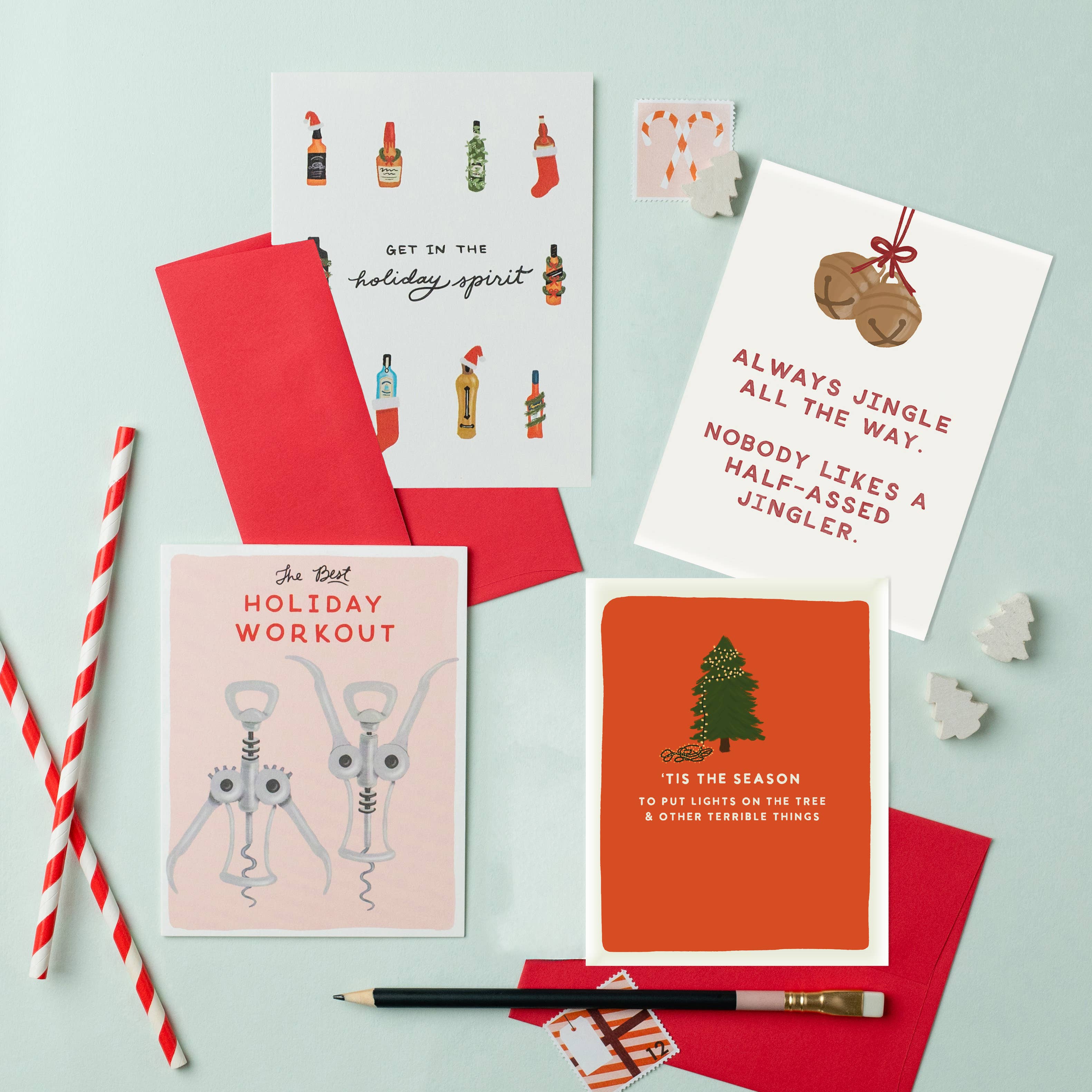 Lights on the Tree Card