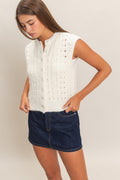 Haven Open Knit Vest