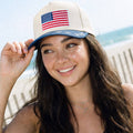 Flag Embroidered Patch Snapback