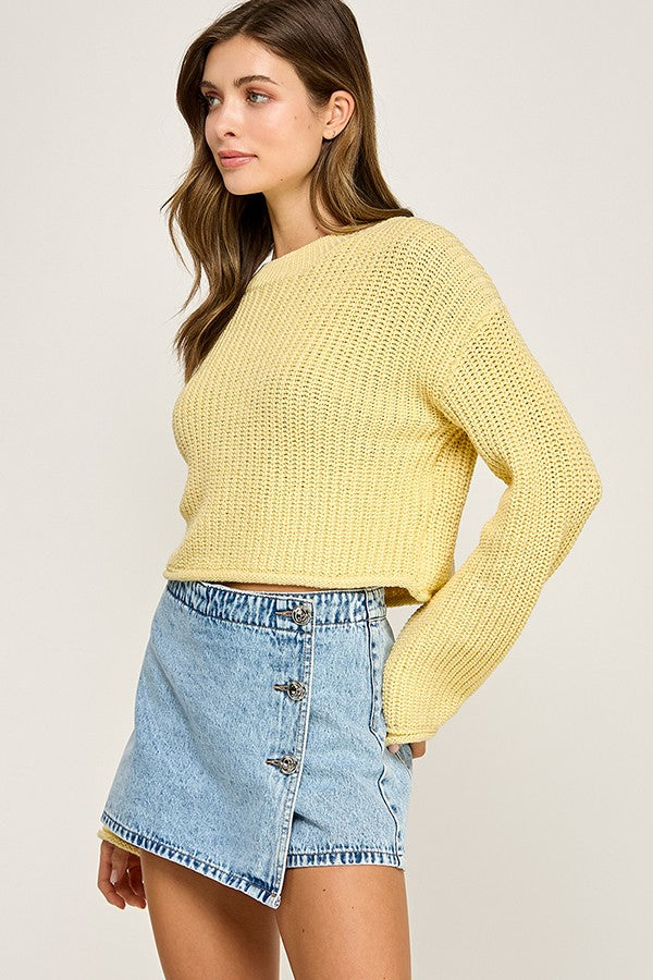 Château Waffle Knit Sweater