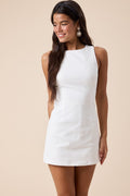 Harbor Boat Neck Mini Dress