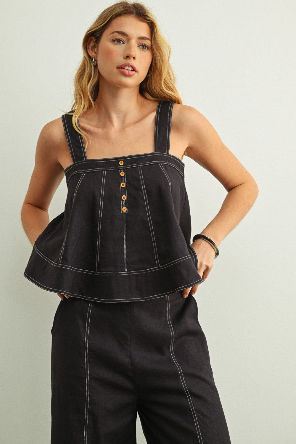 The Drift Linen Tank Top