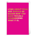 Trouble Greeting Card