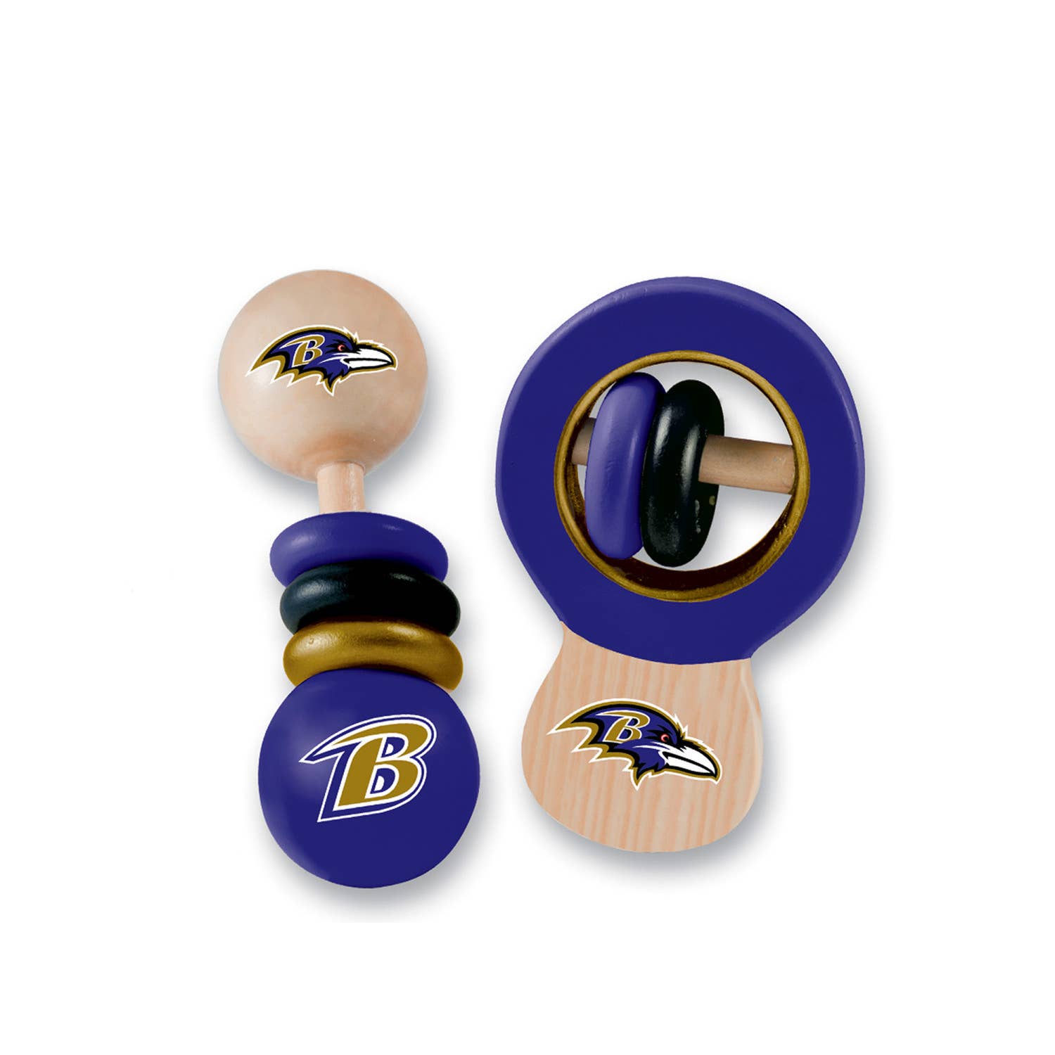 Baltimore Ravens Rattles 2-Pack