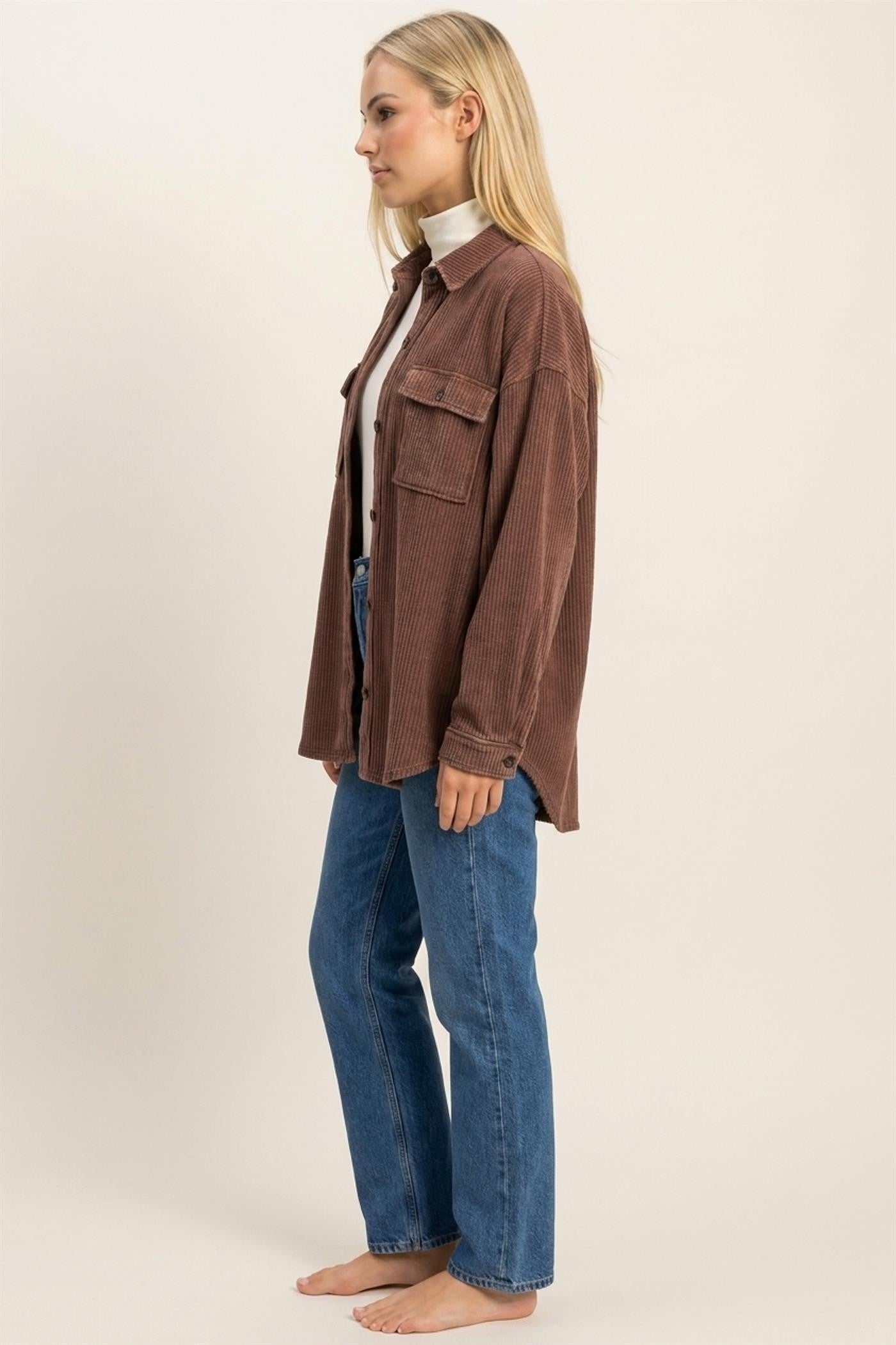 The Mesa Waffle Shacket