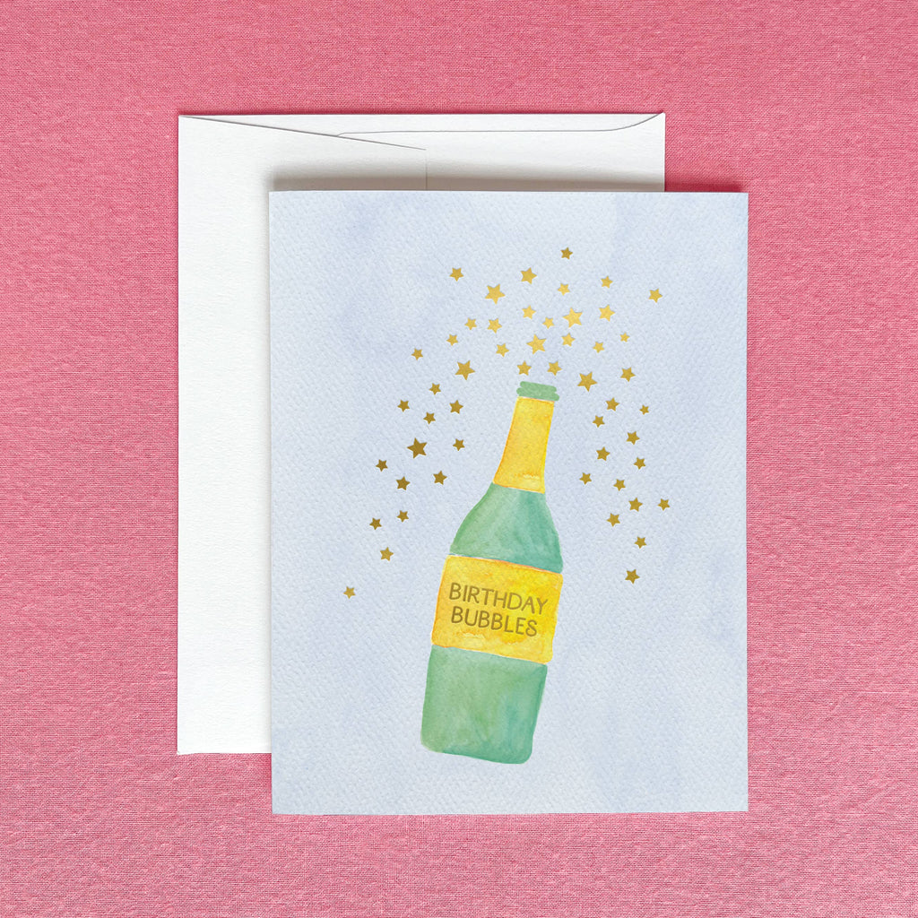 Birthday Bubbles Birthday Card
