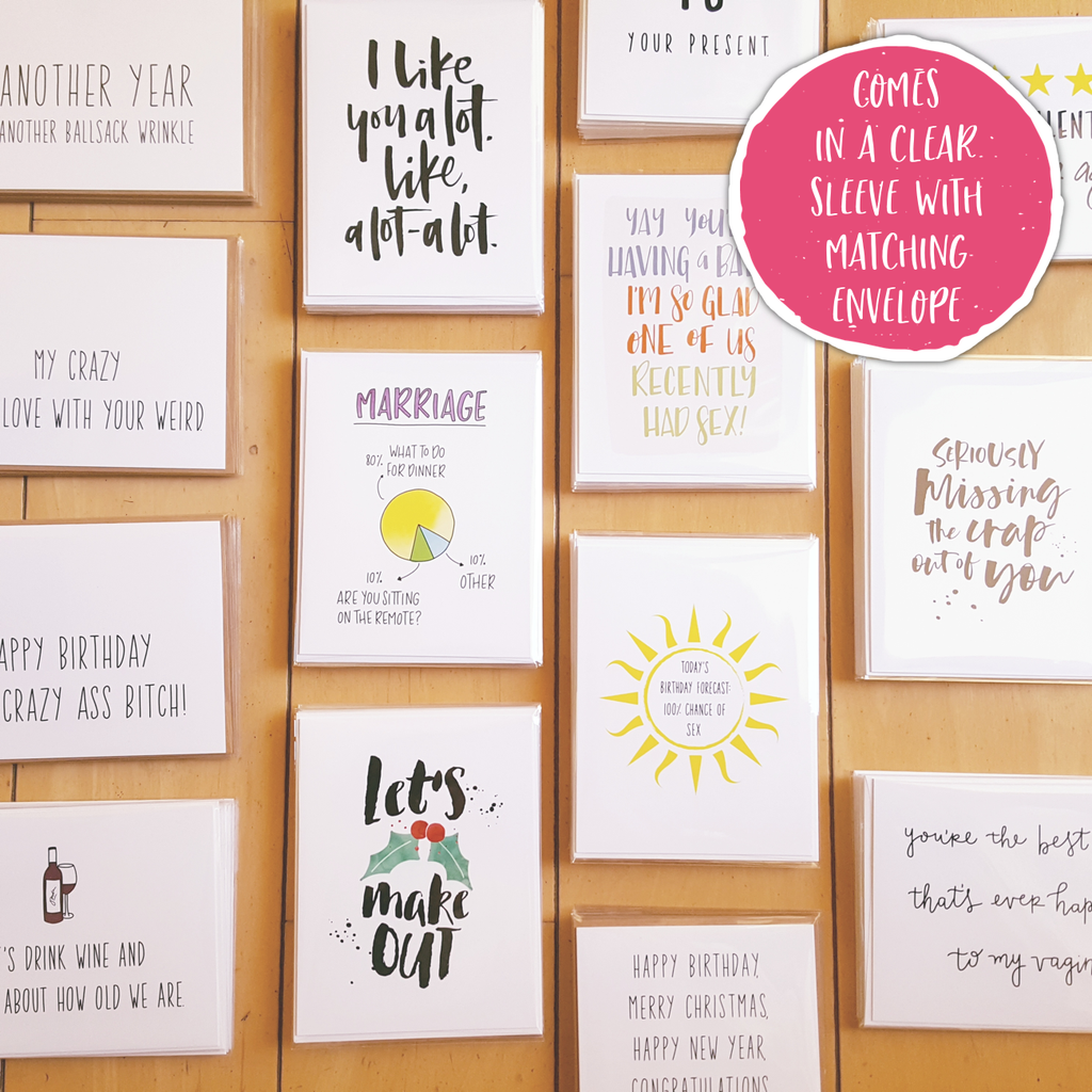 Also, Nice Butt Funny Birthday Card