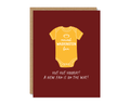 New Fan on the Way! Washington Commanders Football Baby Card