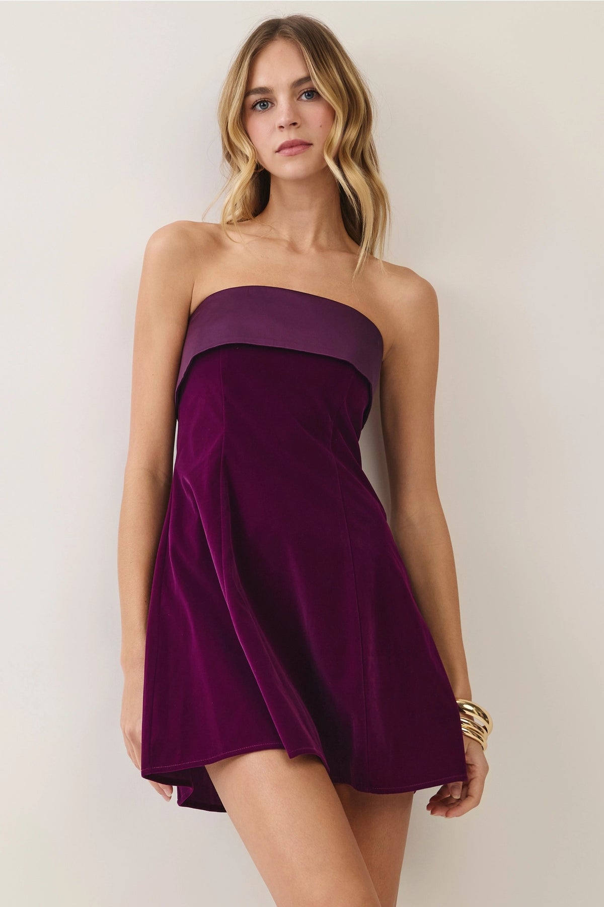 The Velvet Affair Mini Dress