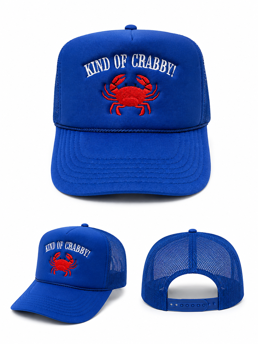 Kind of Crabby Summer Trucker Hat