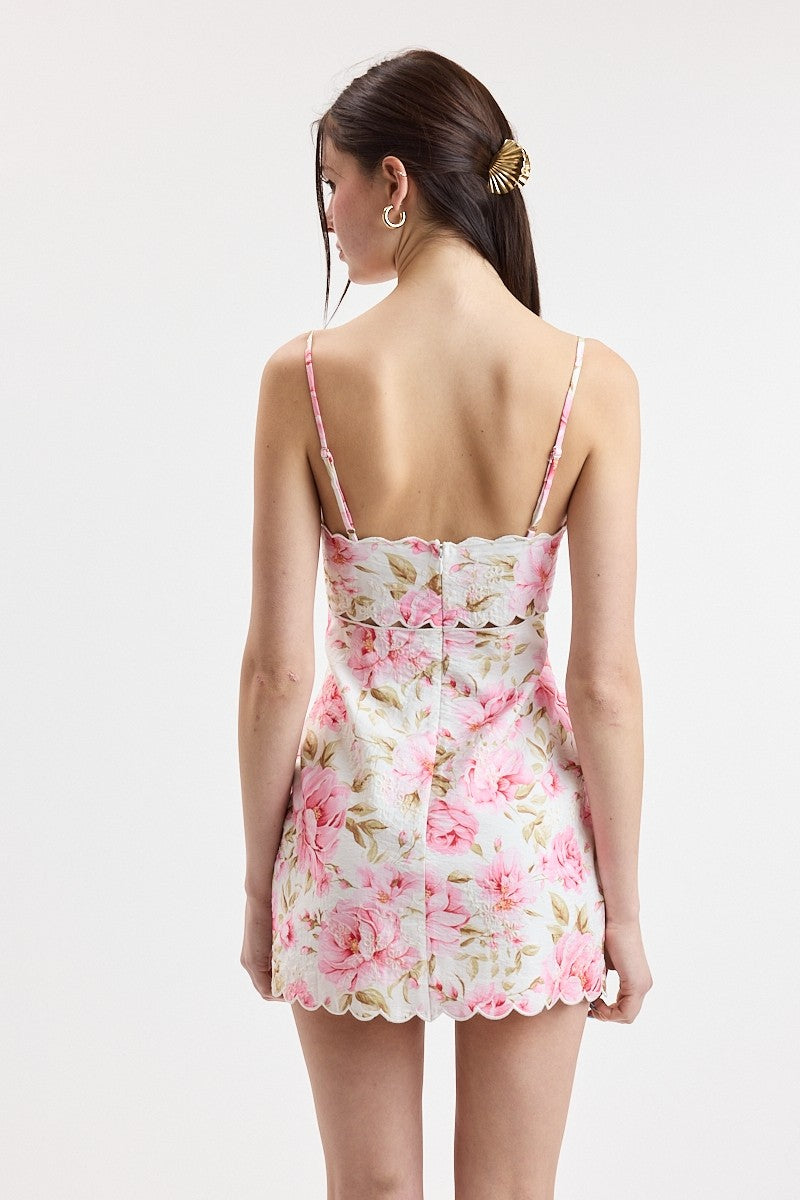 Floral Romance Eyelet Mini Dress