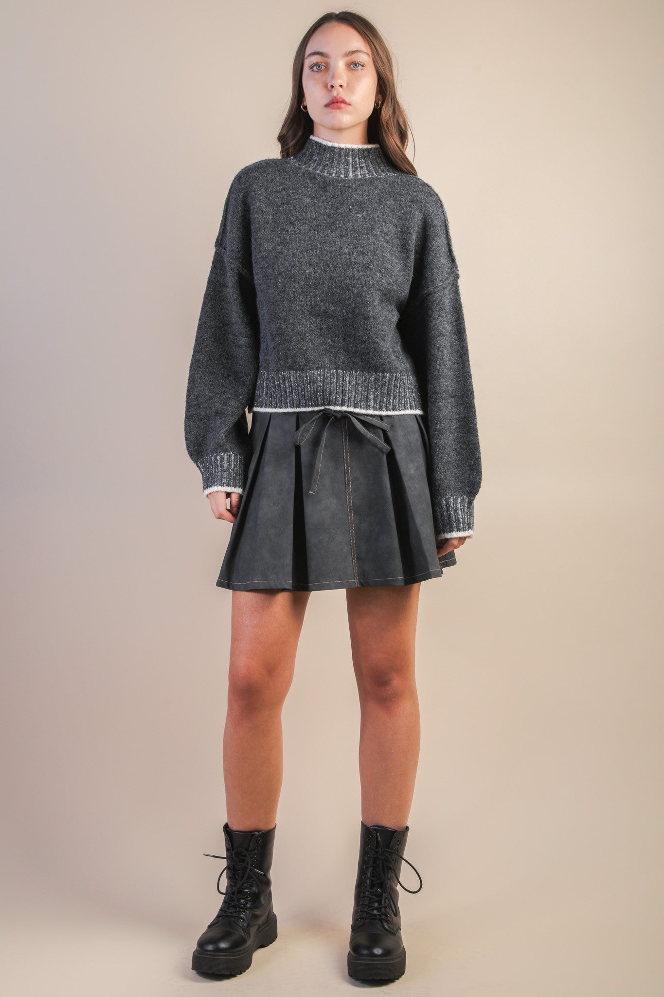 The Warm Brew Mock Neck Sweater