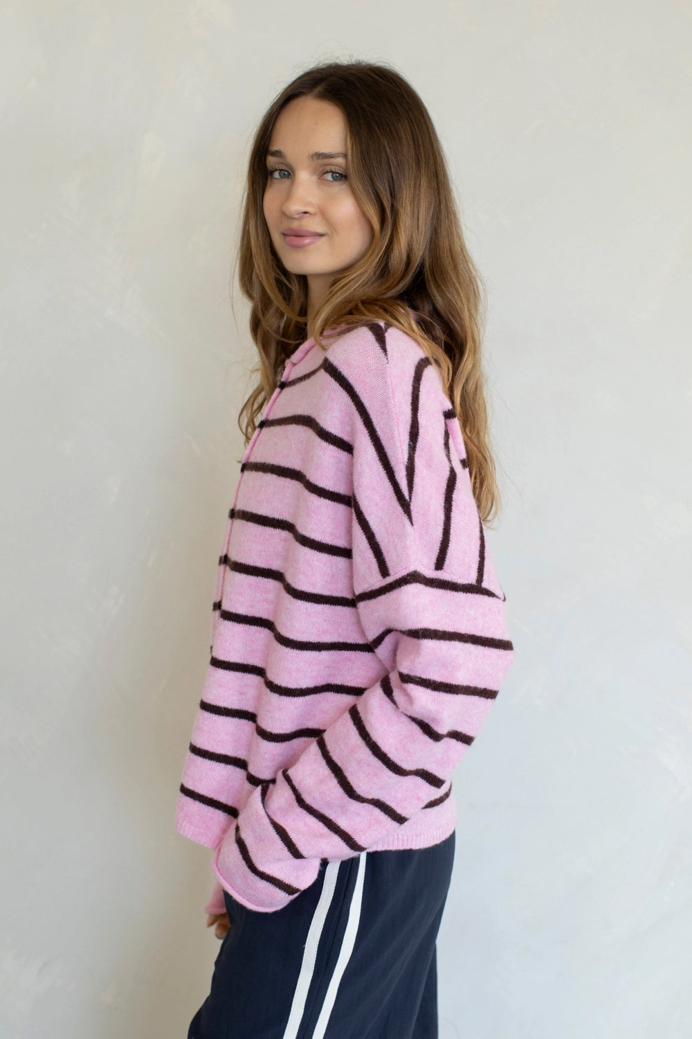 Cabana Striped Piper Cardigan