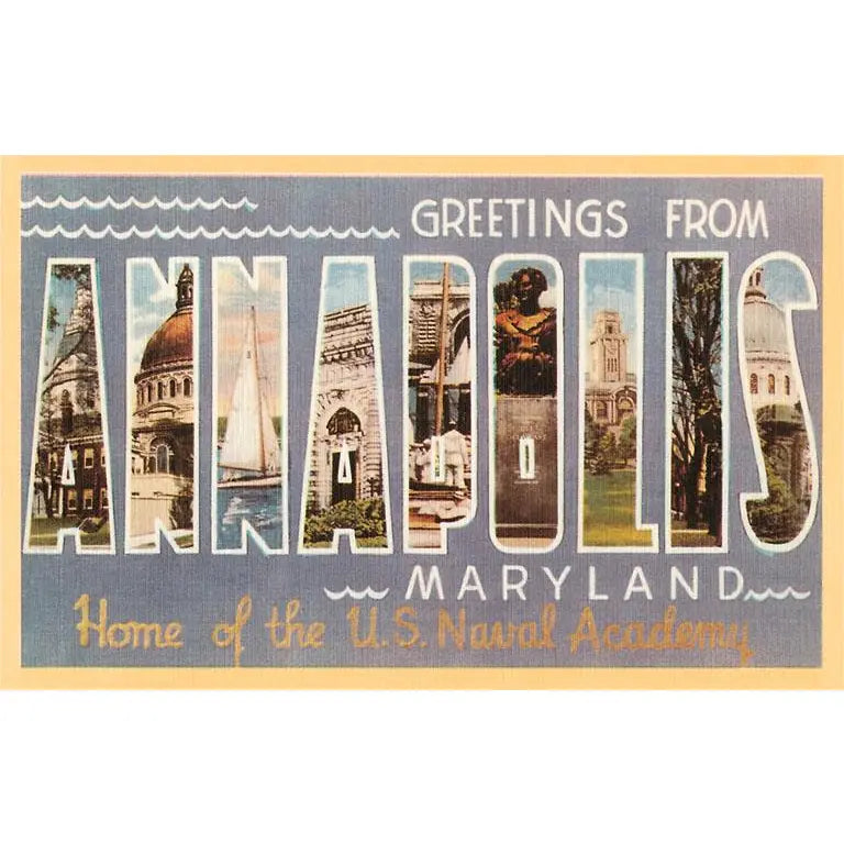 Greetings from Annapolis Greeting Card