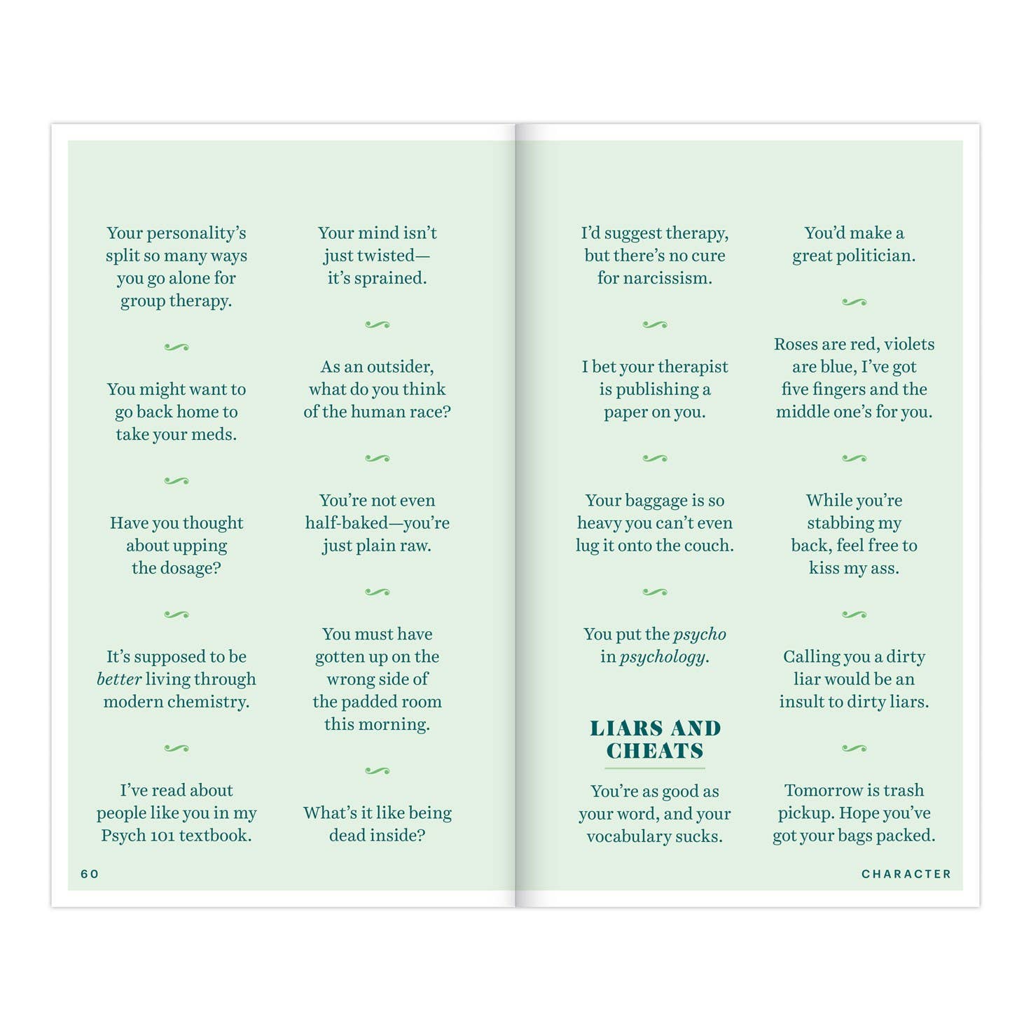 Insults & Comebacks Lines for All Occasions
