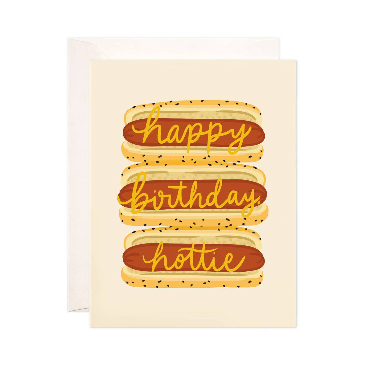 Hottie Hotdogs Birthday Card